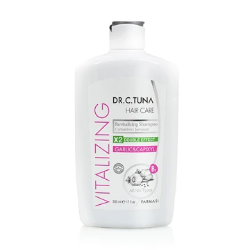 image of Dr. C. Tuna Vitalizing Regeneráló sampon fokhagymával és capixyllel 500 ml
