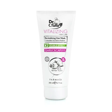 image of Dr. C. Tuna Vitalizing Regeneráló hajmaszk fokhagymával és capixyllel 200 ml