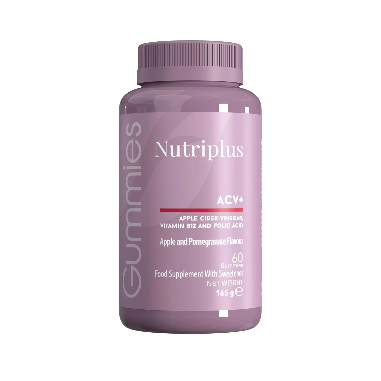 Nutriplus Gumicukor ACV+ (almaecet) 165 g