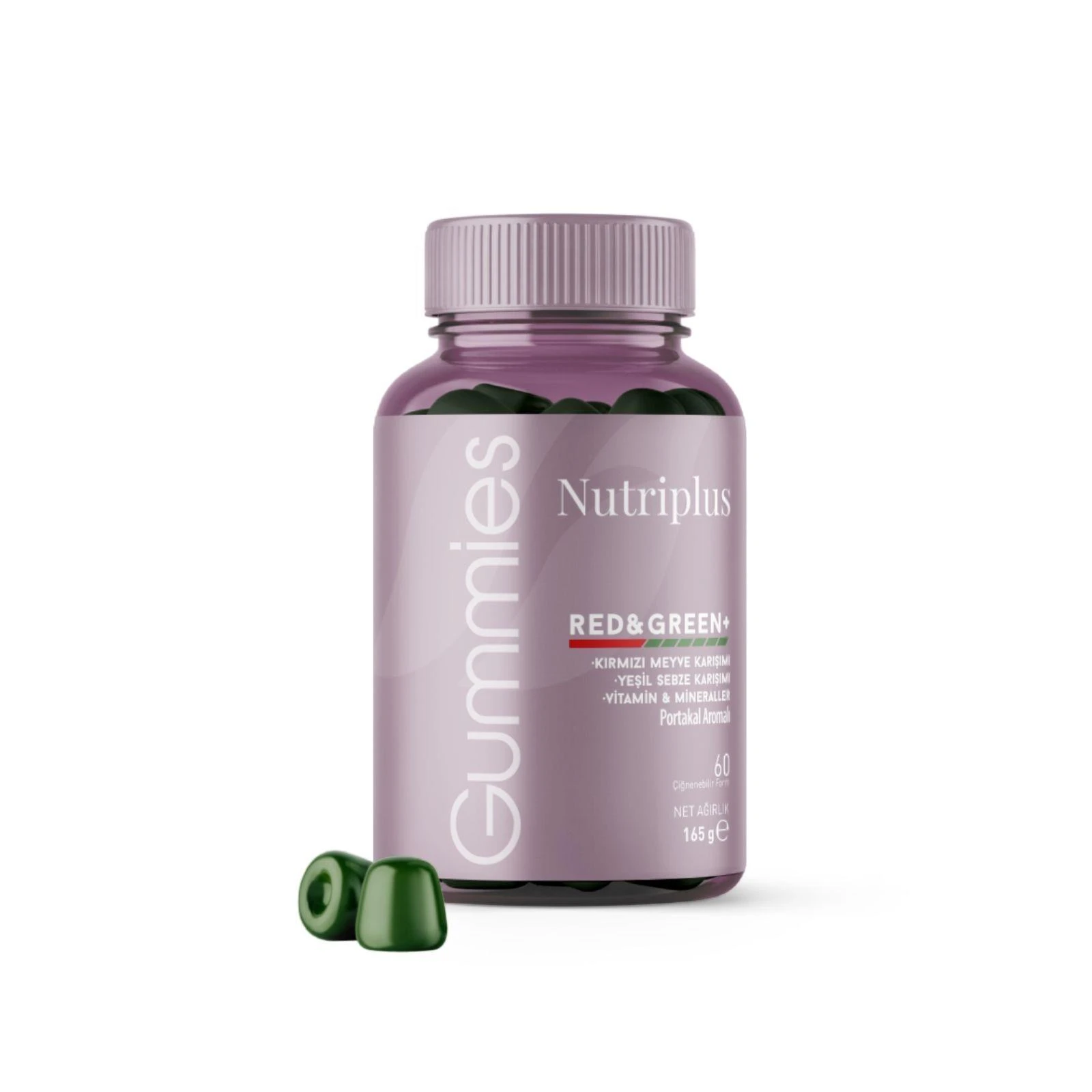 Nutriplus Gumicukor Red & Green Mix 165 g