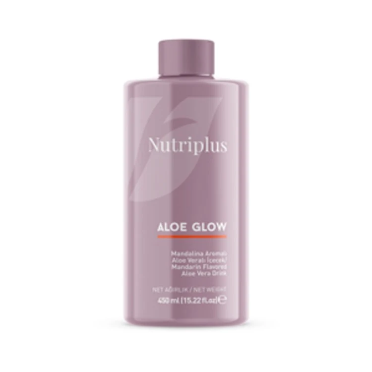image of Nutriplus Aloe Glow Mandarin - aloe vera koncentrátum 450 ml