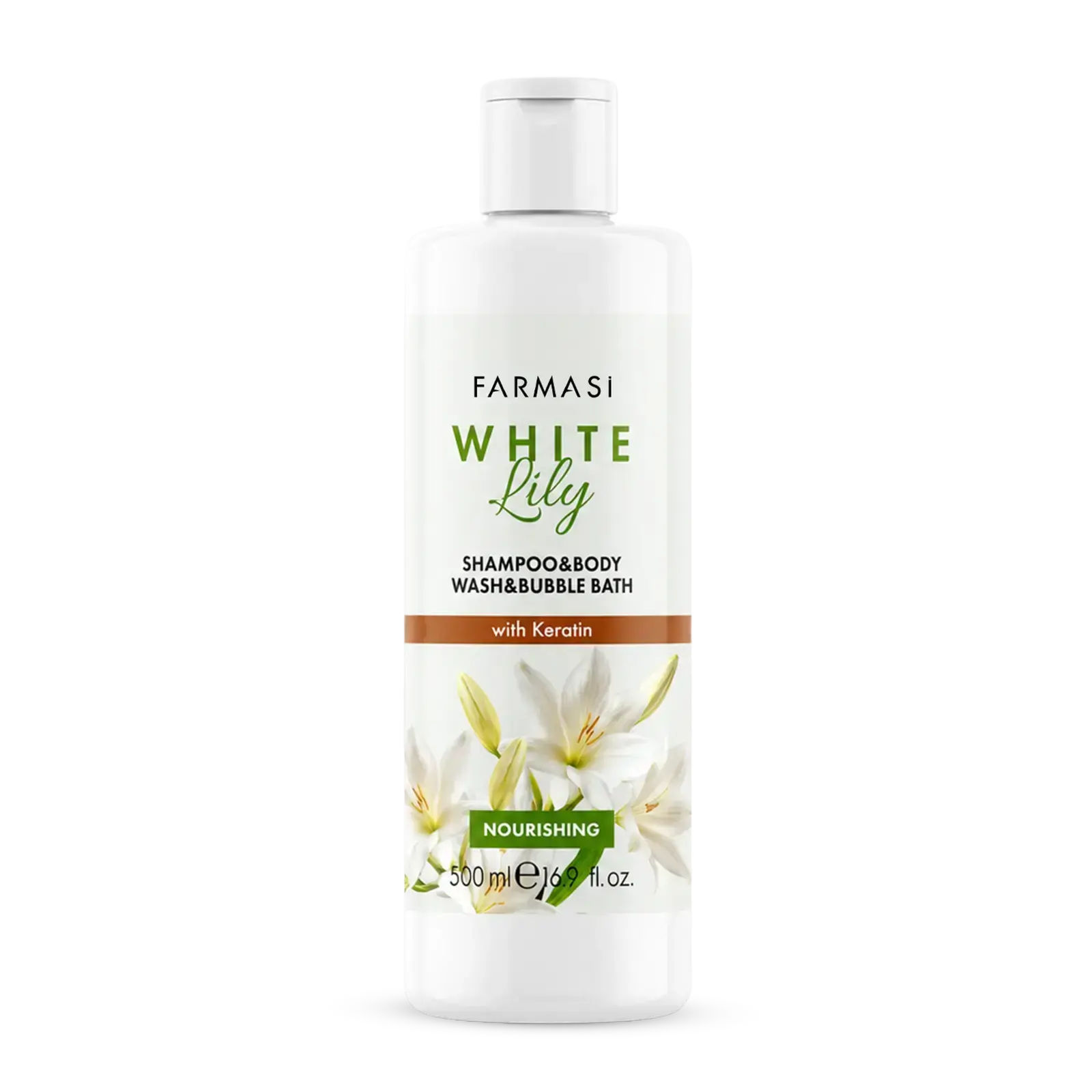 White Lily Shampoo & Body Wash & Bubble Bath 500ml